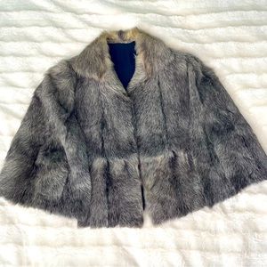 Vintage fur shawl